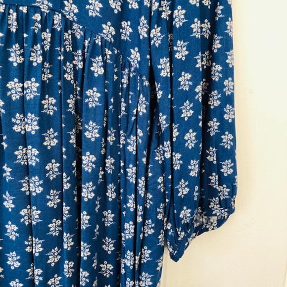 Polo Ralph Lauren Blue Floral Baby Doll Dress with Pockets - Picture 7 of 13